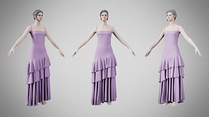 Dress 39 Lavender Purple