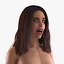 3D nude woman rigged