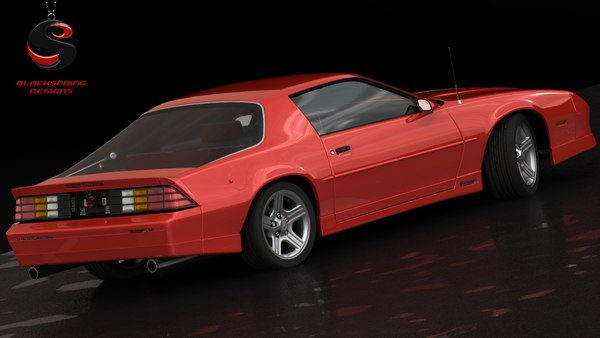 3dsmax chevrolet camaro 1990