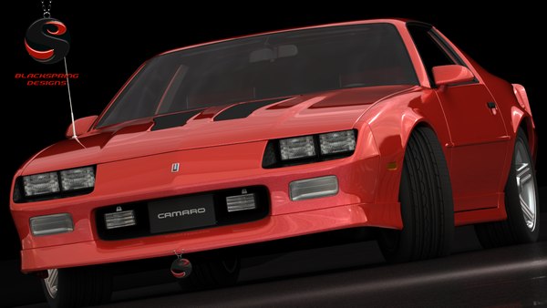 3dsmax chevrolet camaro 1990