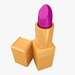 lipstick gold animation model