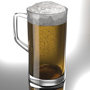 beer glass 3D model