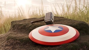 THOR  CAPTAIN assets 3D model