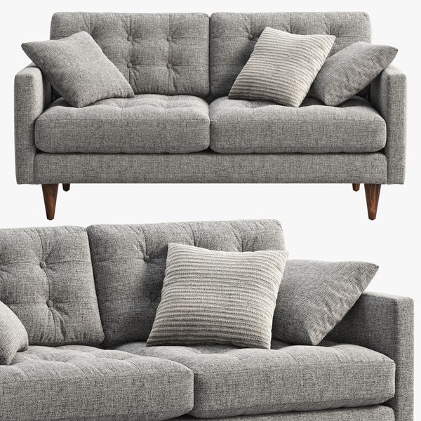 Joybird Eliot Loveseat Sofa 3D model TurboSquid 1914427
