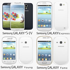 samsung galaxy s4 express 3d model