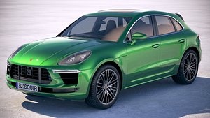 porsche macan turbo 3D