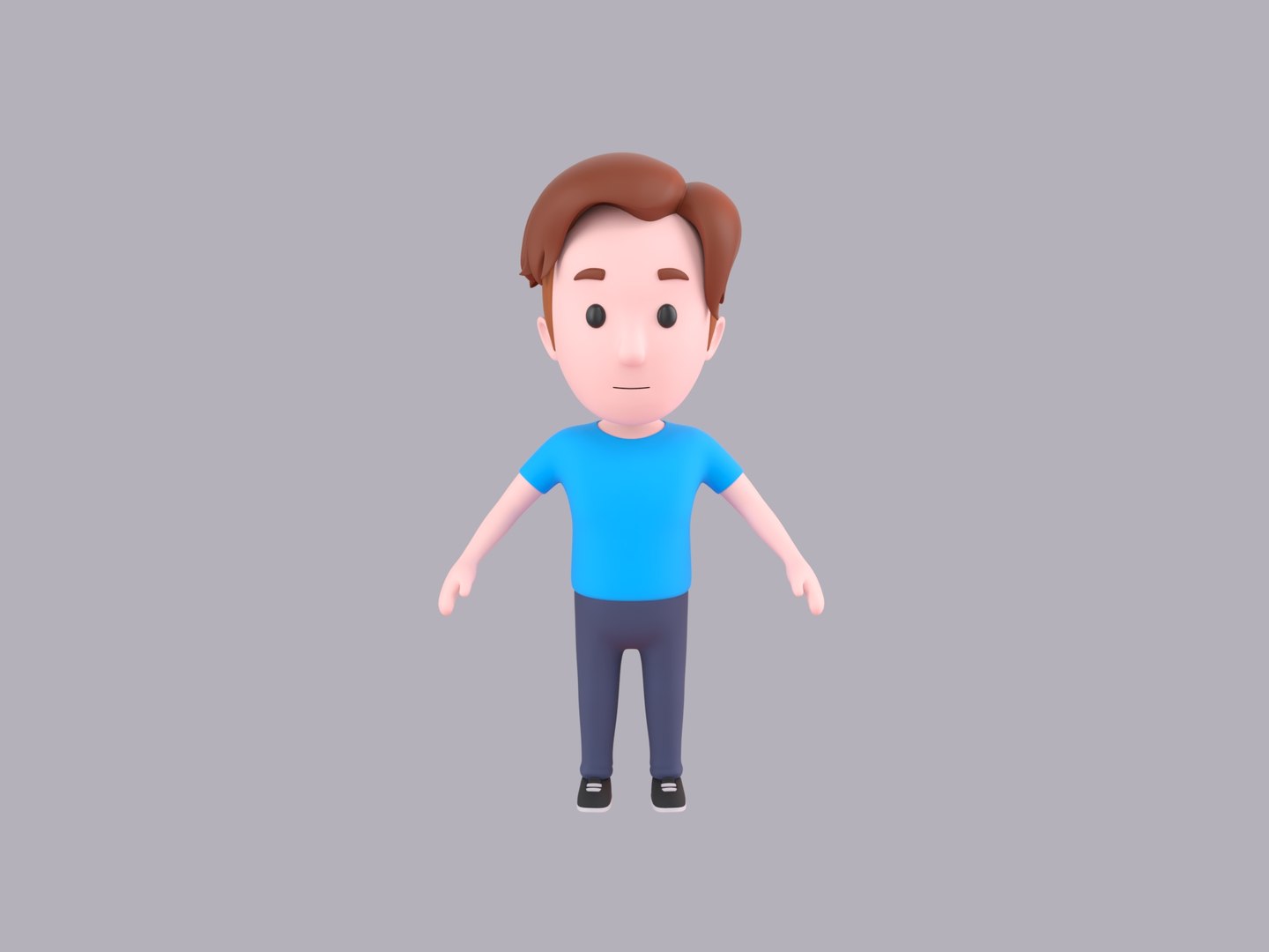 3D Cartoon Male Character Rigged 047 - TurboSquid 2379326
