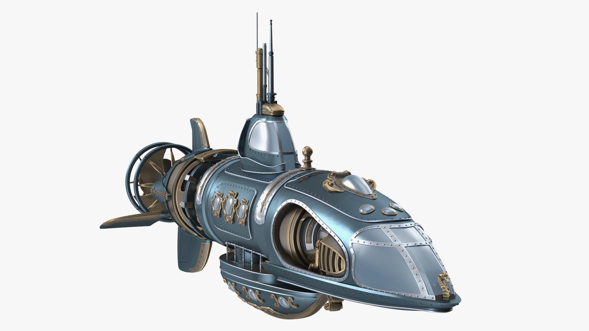 Steampunk Submarine Blue Rigged 3D https://p.turbosquid.com/ts-thumb/a7/uQViMk/QA/steampunksubmarineblueriggedmb3dmodel001/jpg/1714056010/1920x1080/fit_q87/d8be4e3803fb302a04fa58e9b354e485fbdba7c3/steampunksubmarineblueriggedmb3dmodel001.jpg