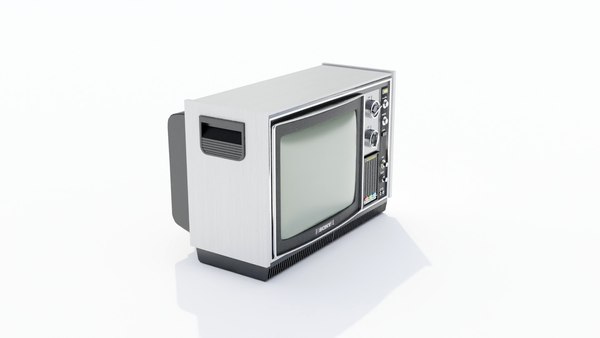 1973年ソニートリニトロン12インチテレビ3Dモデル - TurboSquid
