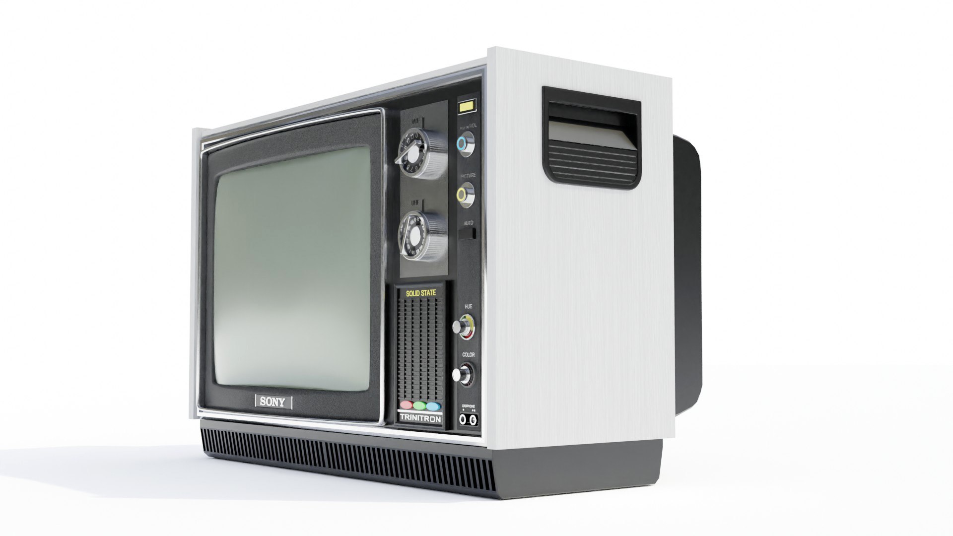 3D 1973 Sony Trinitron 12 Inch TV - TurboSquid 1820637