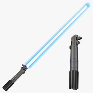 Luke Skywalker Lightsaber 3D Models Set