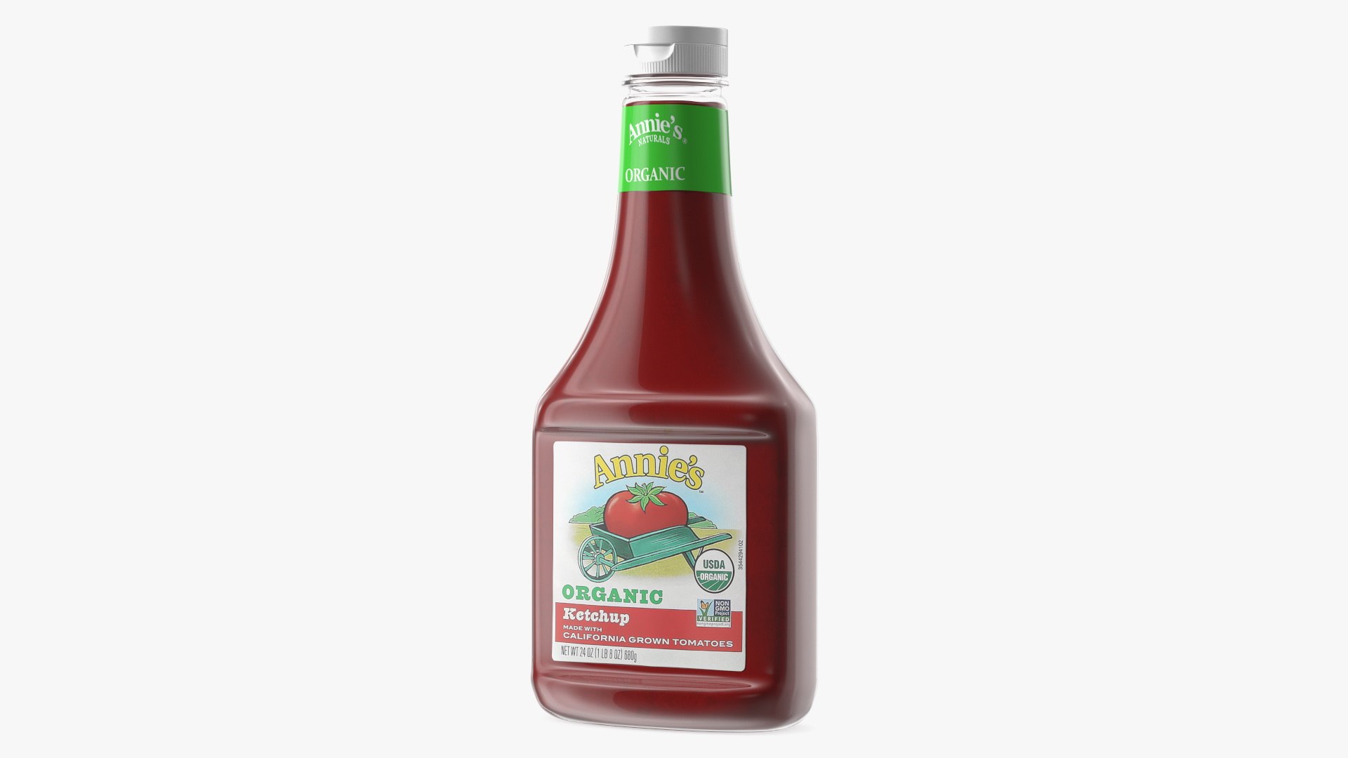 Annies Organic Ketchup Bottle 3D model preview