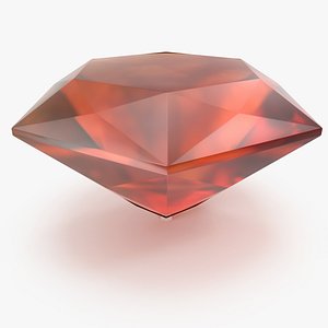 Fire Rose Hexagon Cut Amber
