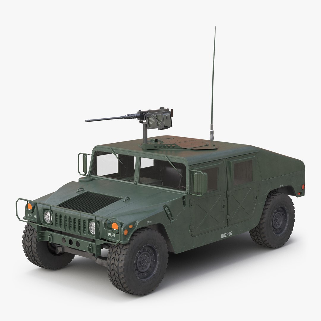 High Mobility Multipurpose Wheeled Vehicle Humvee 3D Model 3D model preview