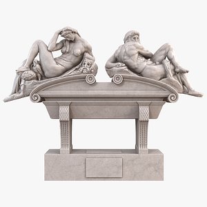 3D model Giuliano Medici Tomb