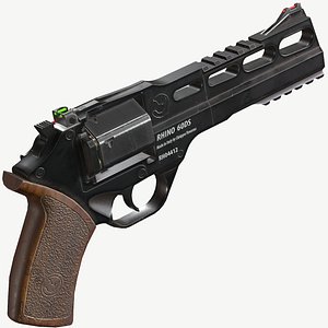 rhino 60ds black pbr 3D model