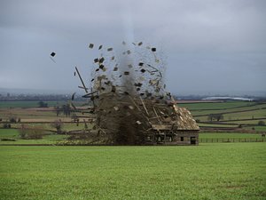 Nature - Animated Tornado Through Barn