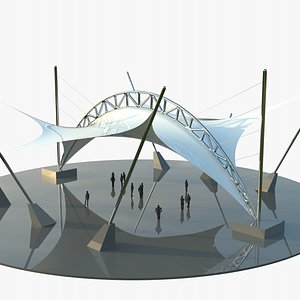 3D Tensile Structure Canopy 15