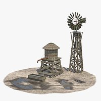 Wild West Wind Mill and Water Tank
