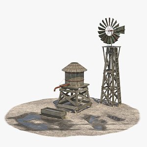 Wild West Wind Mill and Water Tank