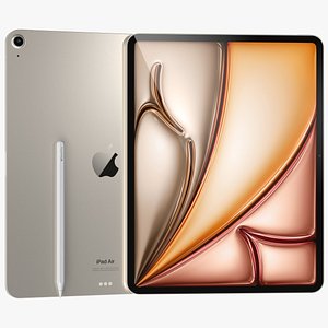 Apple iPad Air 2024 13-inch Starlight