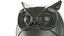 Stone figurine of an owl 3D model