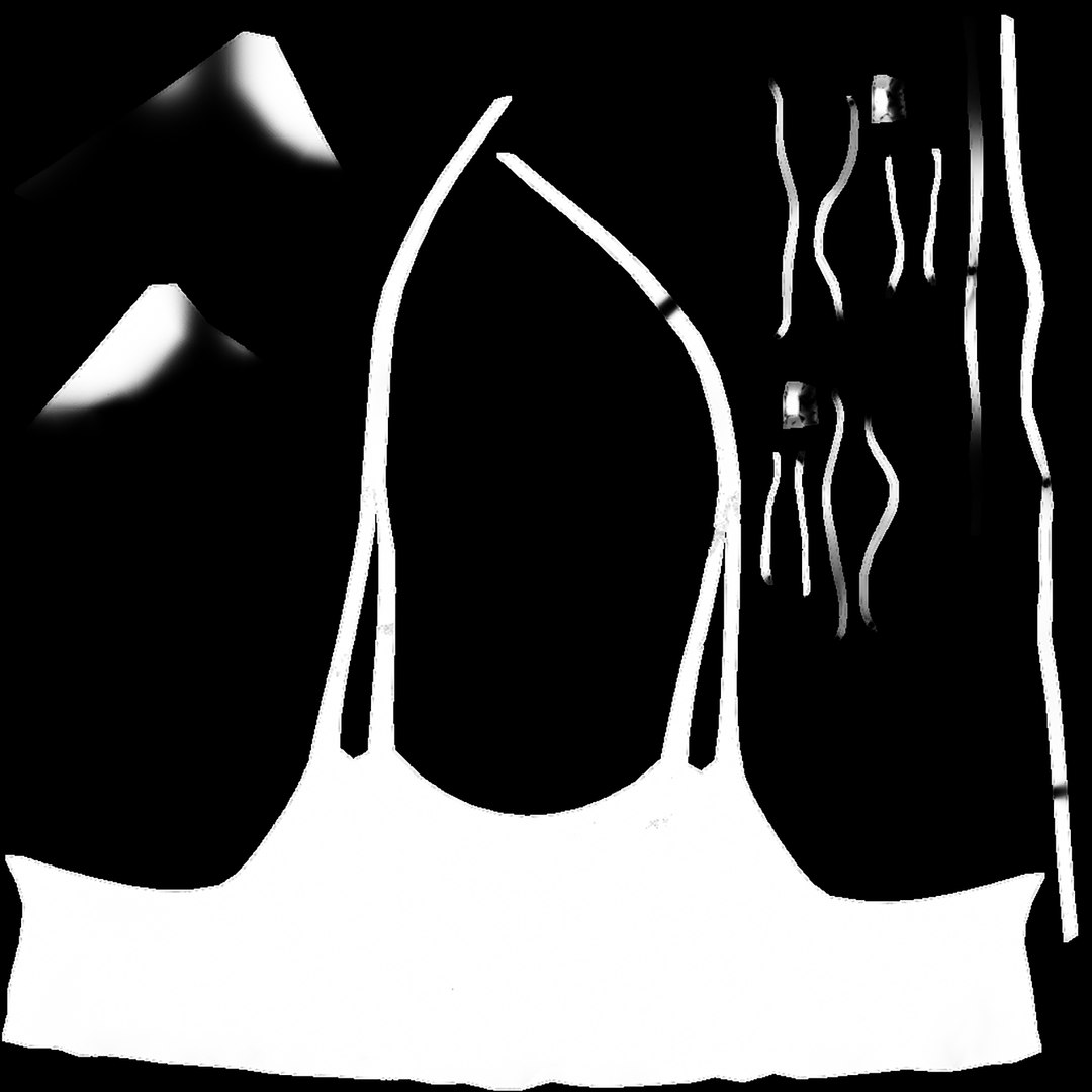 Over Bikini Twin Strap Top 3D TurboSquid 1758334