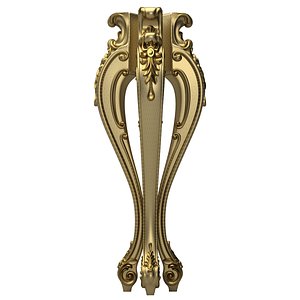 Carved Leg 3D model