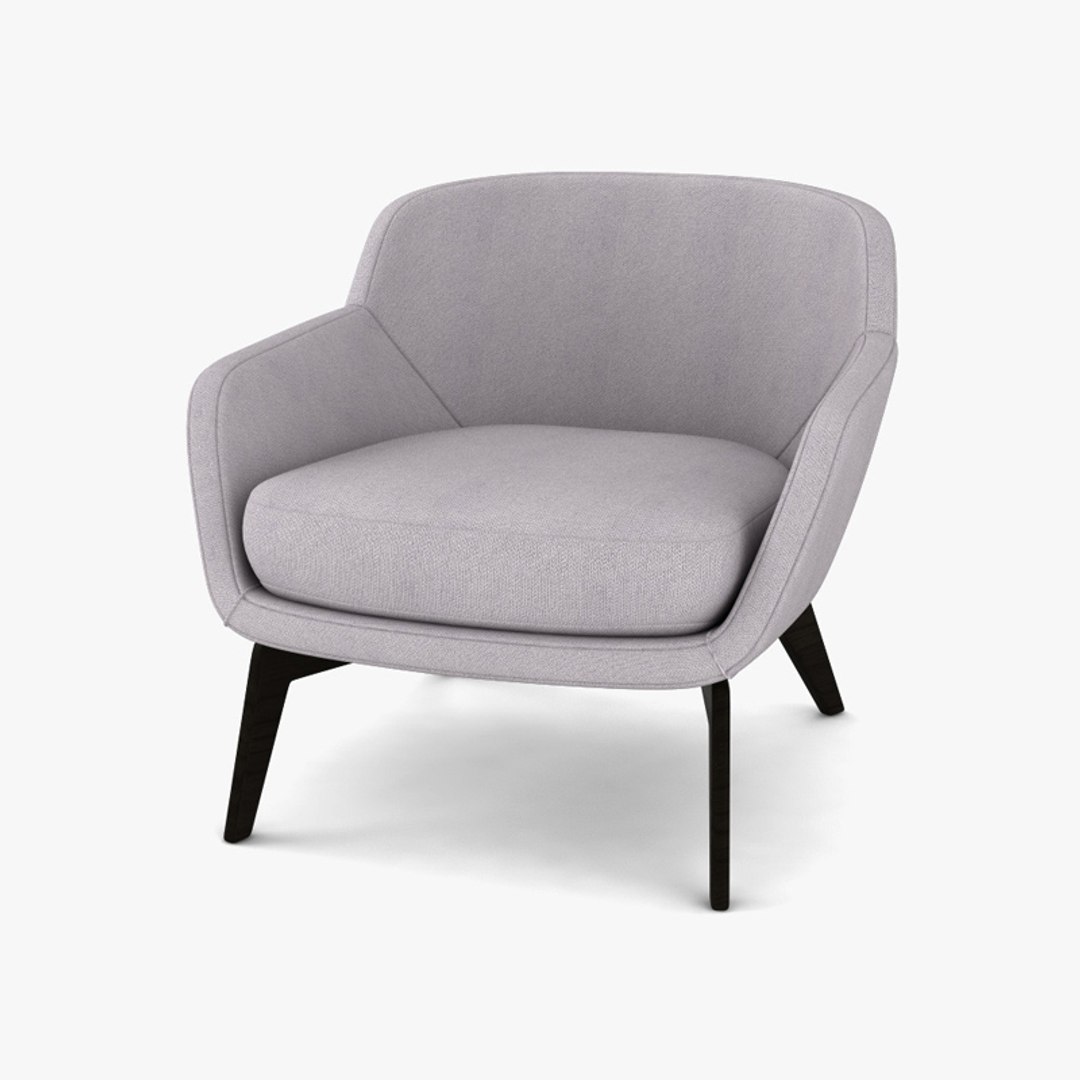 modelo 3d Sillón Cinturón Minotti - TurboSquid 1957338
