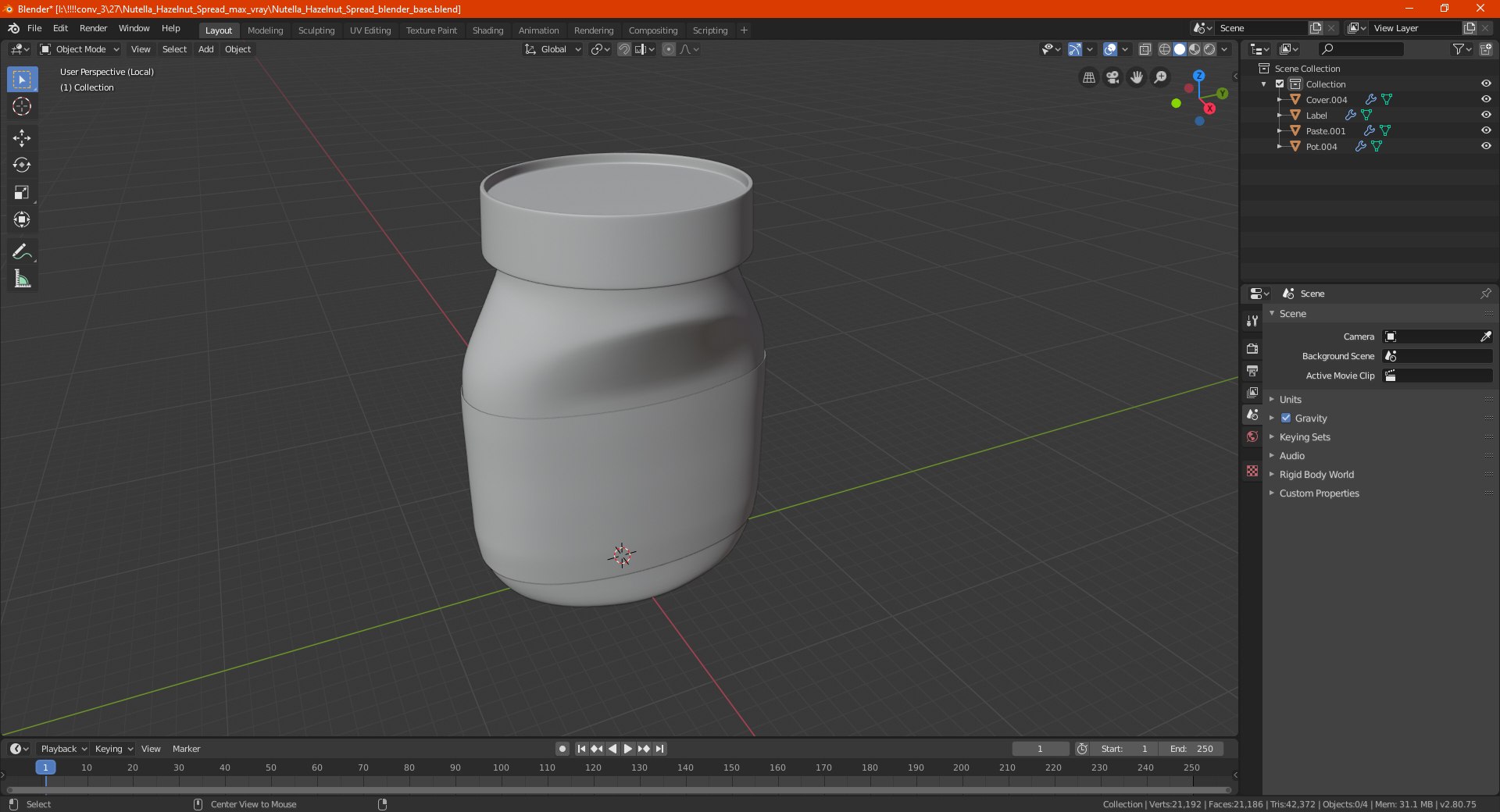 Nutella Hazelnut Spread 3D https://p.turbosquid.com/ts-thumb/a8/eEjW1C/Fz/nutellahazelnutspreadmb3dmodel021/jpg/1621584082/1920x1080/fit_q87/e2373177a8314d56125794d40656dbdec1b653e6/nutellahazelnutspreadmb3dmodel021.jpg