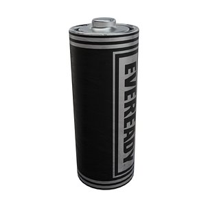 aa battery 3D model