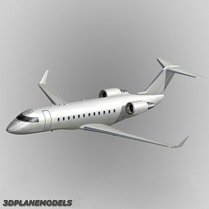 Bombardier CRJ-200 Generic white
