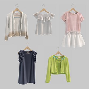 Children Clothing Collection 2 3D