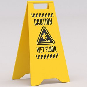 Wet Floor Sign model