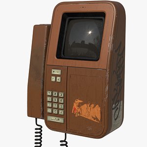 Retro Videophone Wall-Mounted
