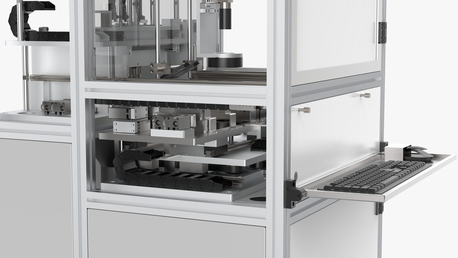 3D Automatic Cleaning And Testing Assembly Machine - TurboSquid 2406103