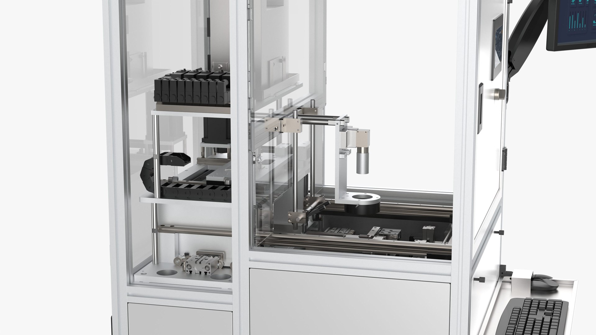 3D Automatic Cleaning And Testing Assembly Machine - TurboSquid 2406103