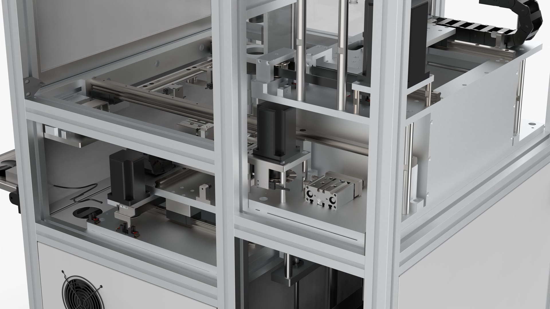 3D Automatic Cleaning And Testing Assembly Machine - TurboSquid 2406103