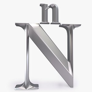 Free 3d  alphabet N