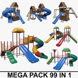 PBR Playground Outdoor Jungle Gym - Mega Pack