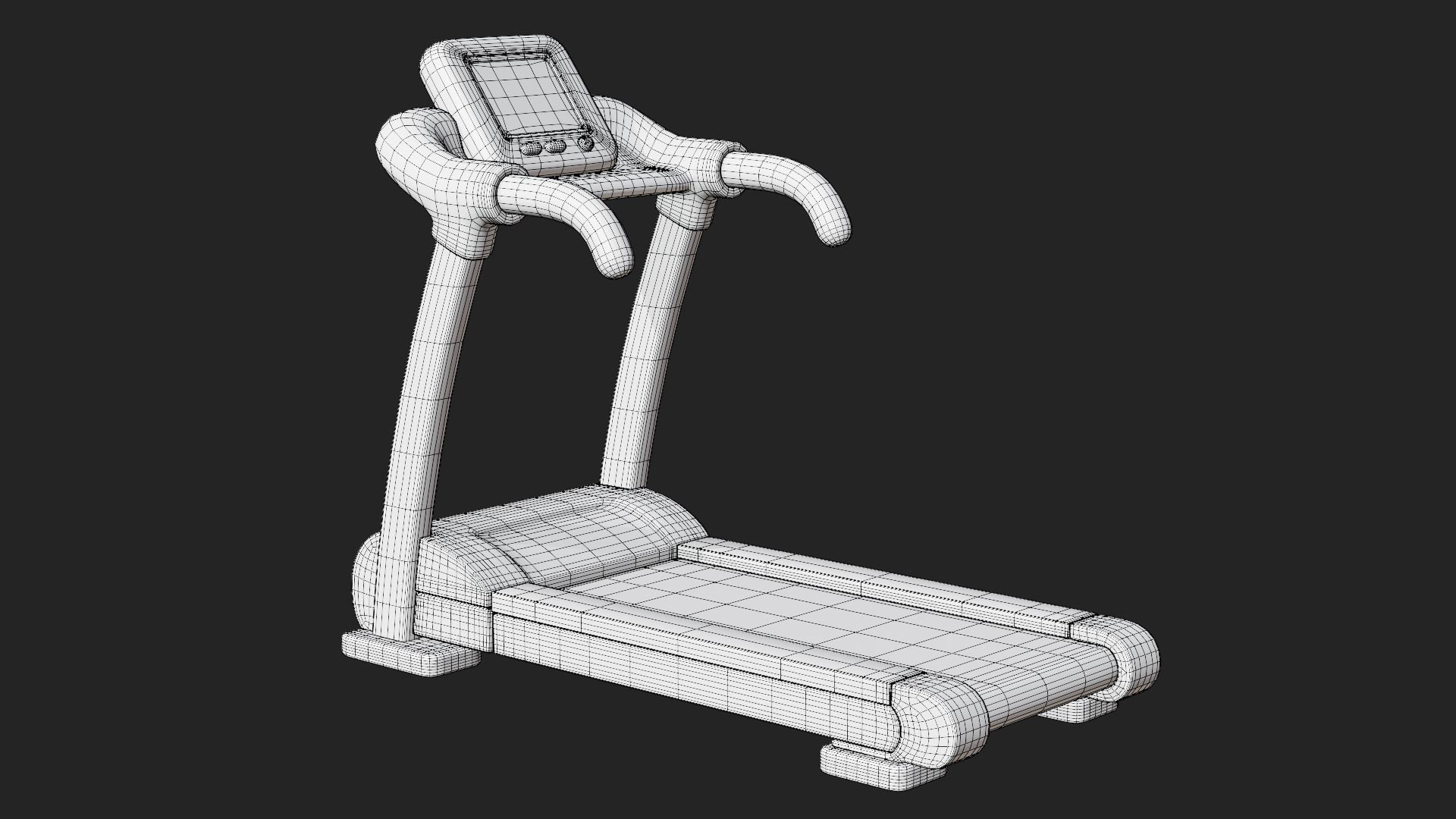 3D Treadmill Machine https://p.turbosquid.com/ts-thumb/a8/wWNoZx/TD/treadmill_wireframe/jpg/1762353154/1920x1080/fit_q87/bd69df78e13a24d1387b9432184835b7363e0c82/treadmill_wireframe.jpg