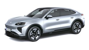 3D Porsche Cayenne Coupe Turbo Electric 2027