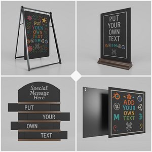 Creative Studio Essentials - Customizable Chalkboards