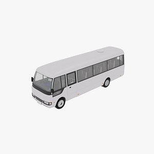 Fuso Rosa MiniBus 3D model