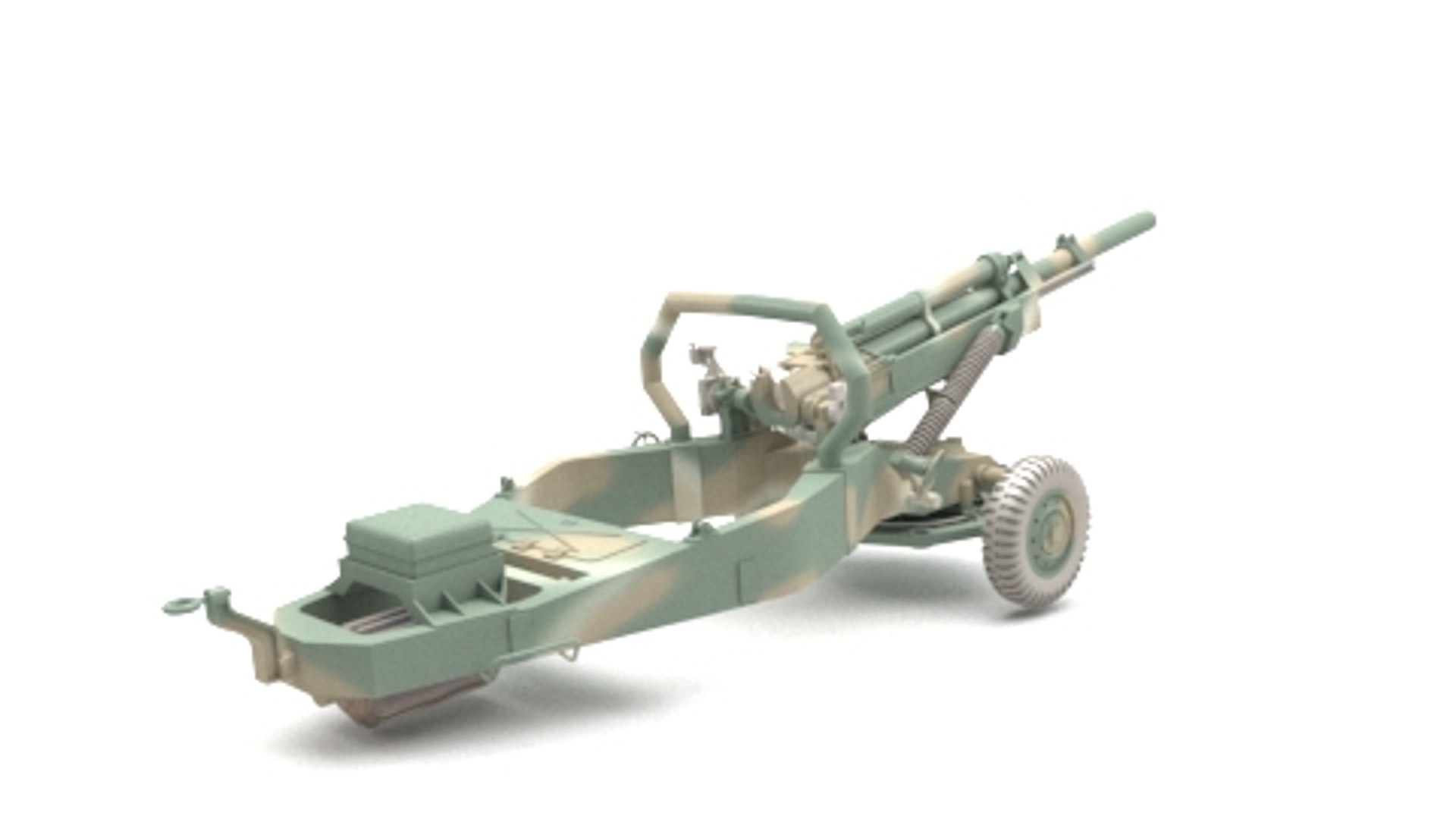 3D Cannon Weapon Weaponry Model - TurboSquid 1454827