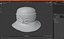 Damski kapelusz Cloche w kolorze czerwonym