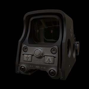 Game Ready Low Poly Holographic Rifle Sight