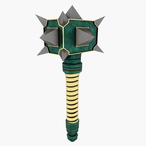 Spiked Mace 3D model