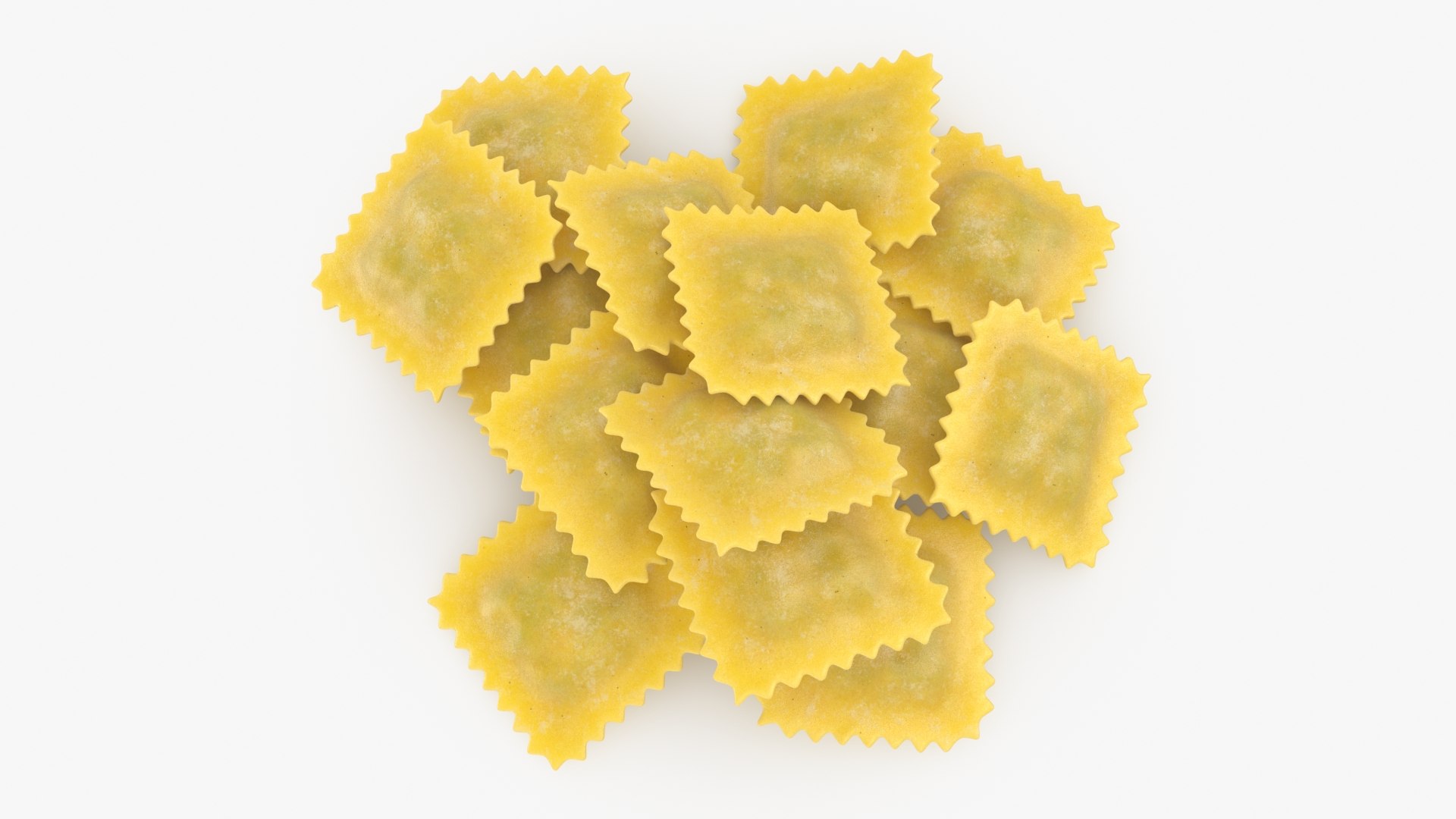 Raw Ravioli Pasta 3D Model - TurboSquid 2221772