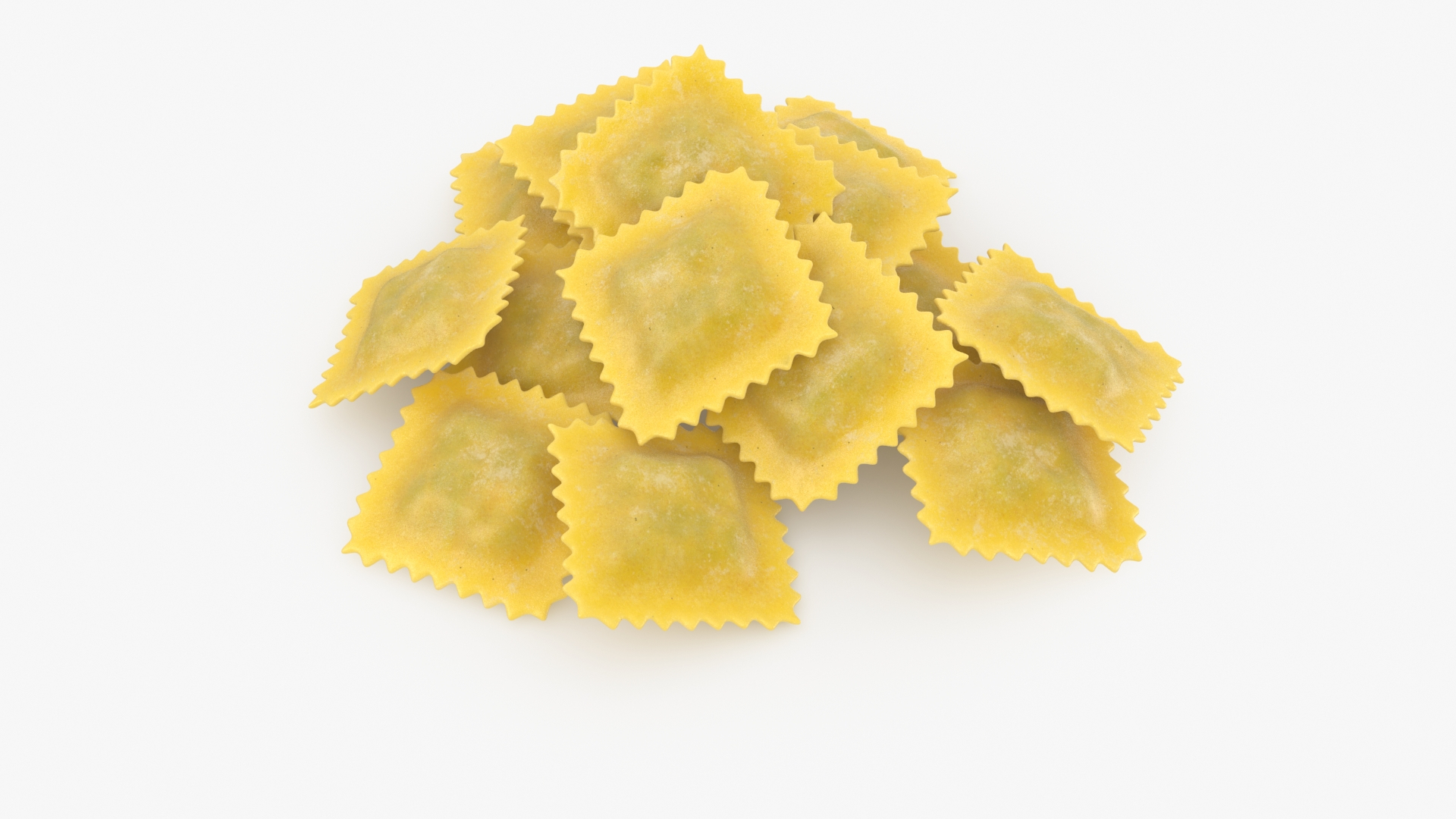 Raw Ravioli Pasta 3D Model - TurboSquid 2221772